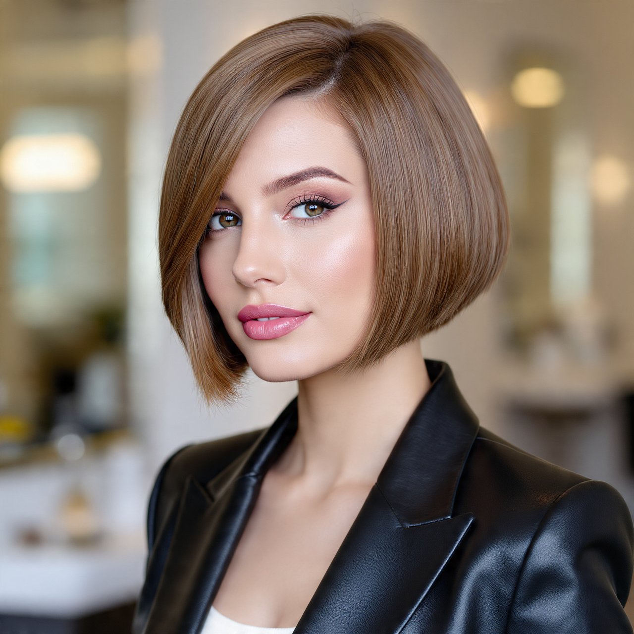 Short Bob Hairstyles: 15 Stunning Ideas for Every Hair Type 10 The Sleek Polished Short Bob