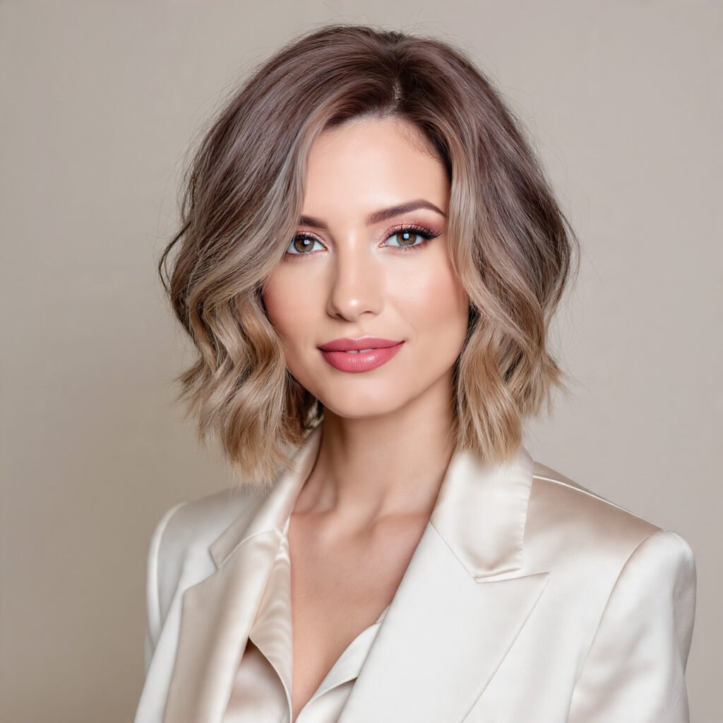 Layered Bob Hairstyles: 13 Gorgeous Ideas for Every Hair Type and Face Shape 4 The Wavy Layered Bob