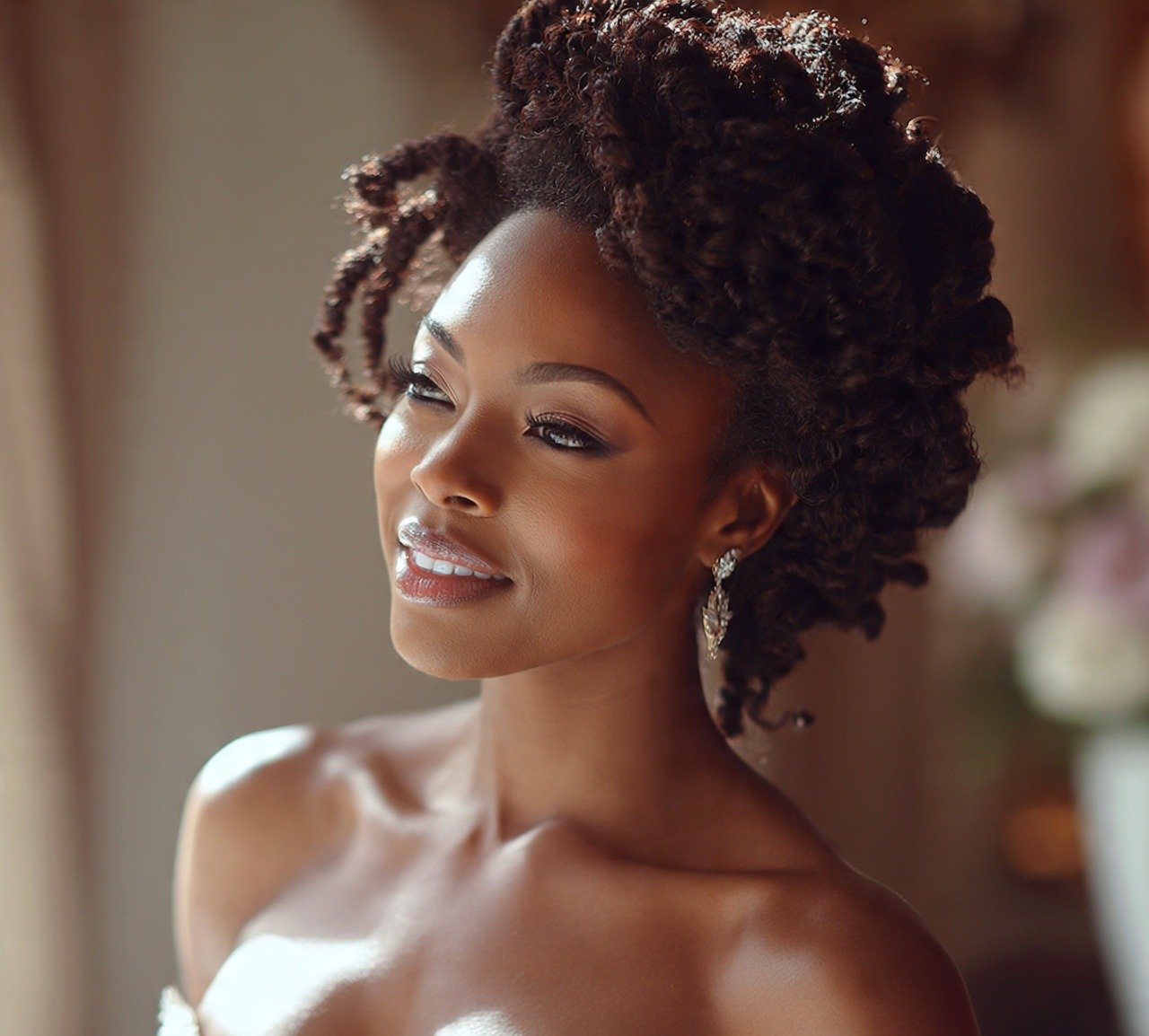 Twist Out Updo