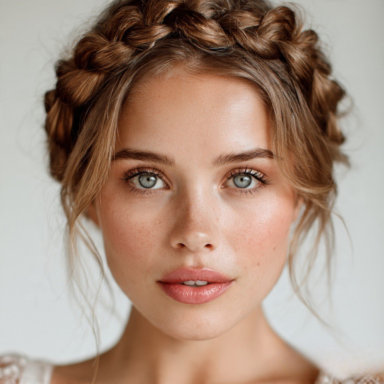 Twisted Crown For Thick Hair