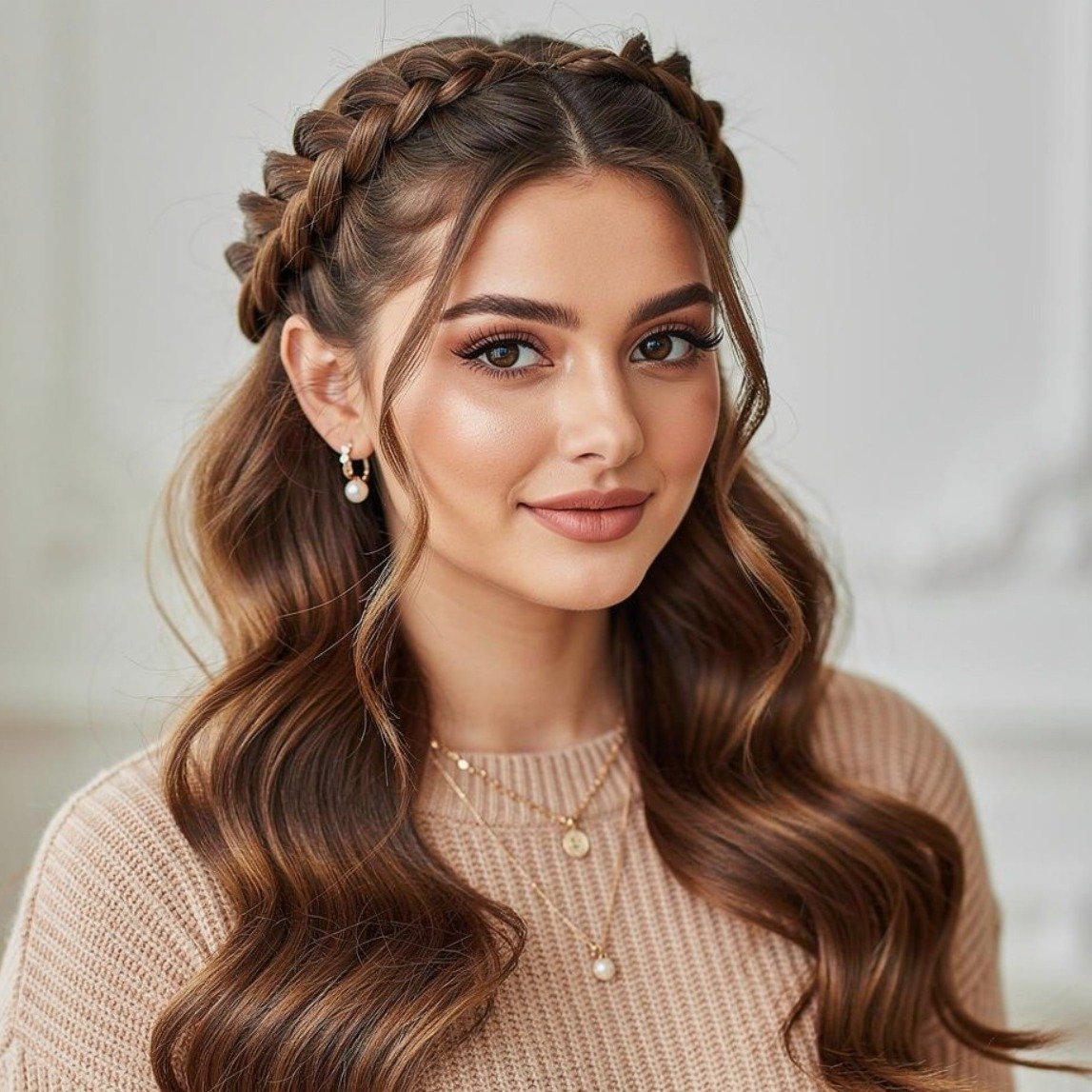 Twisted Crown Hairstyle 1