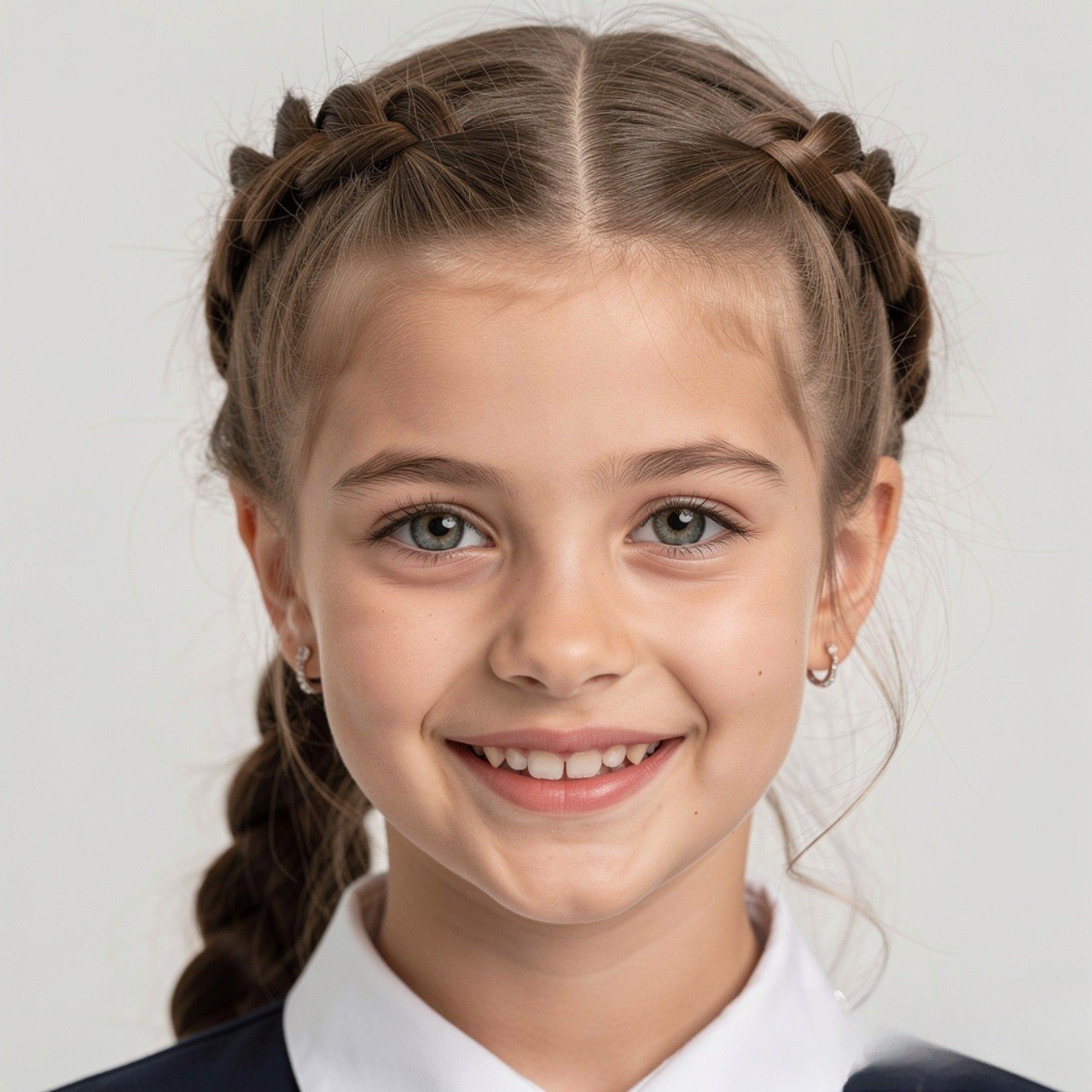 14 Trendy Cute Easy Hairstyles for School that You'll Love 11 Twisted Front Cute Easy Hairstyle For School