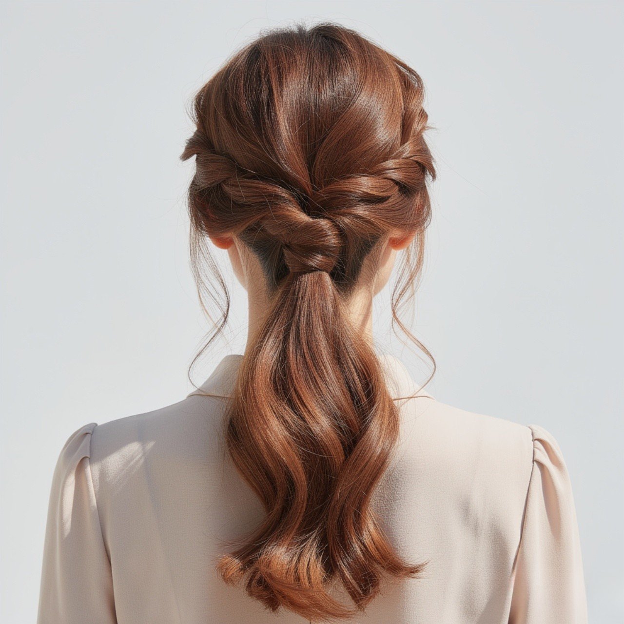 17 Trendy Summer Hairstyles for Long Hair that You’ll Love 16 Twisted Half Ponytail Summer Hairstyles for Long Hair