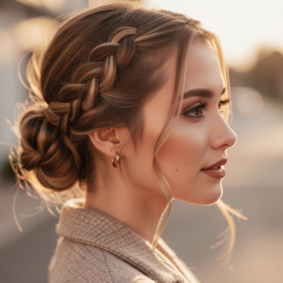 15 Trending Simple Elegant Hairstyles for Everyday and Special Events 6 Twisted Low Bun