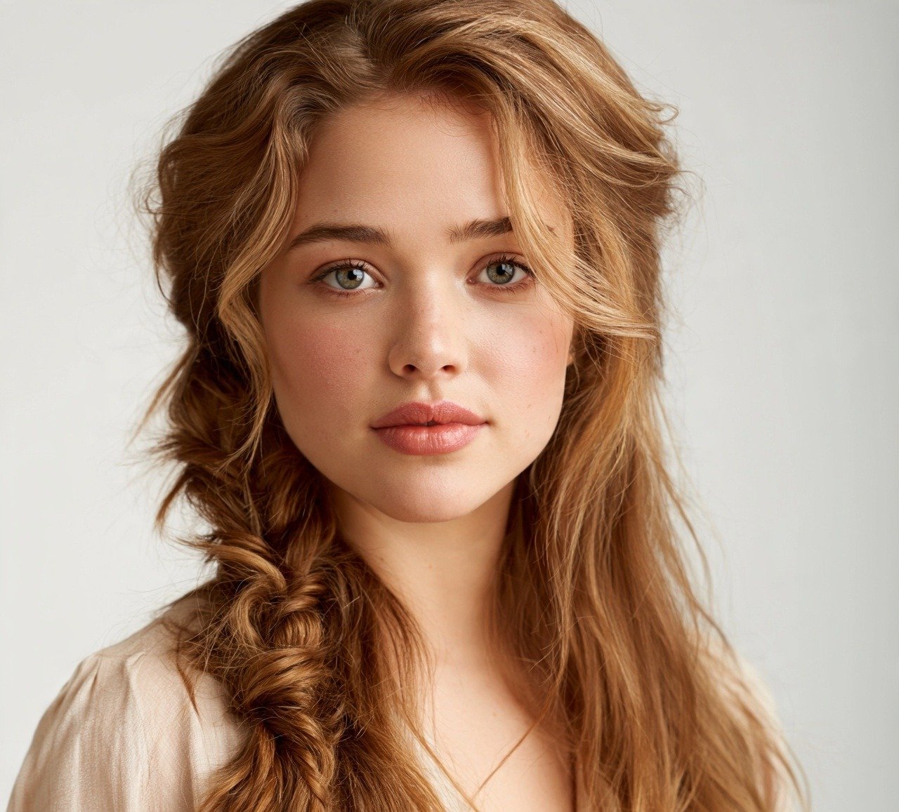 Twisted Side Braid For Long Hair