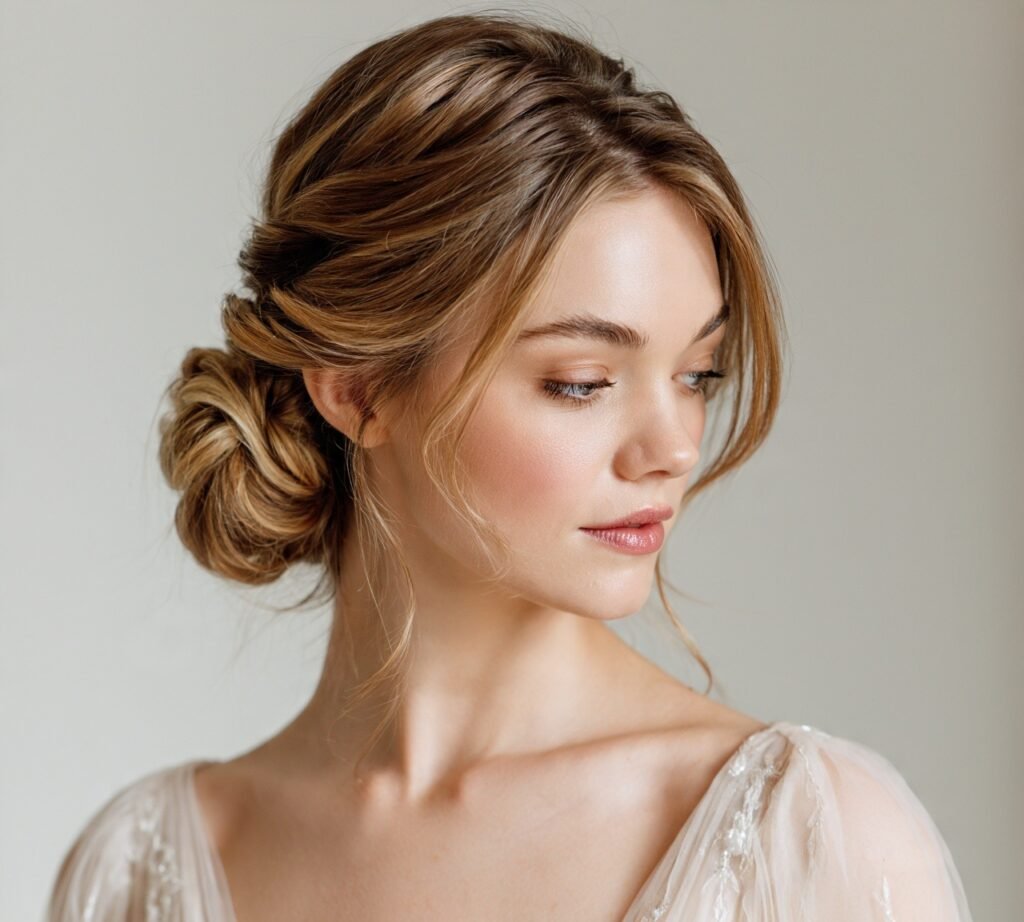Twisted Side Bun cropped