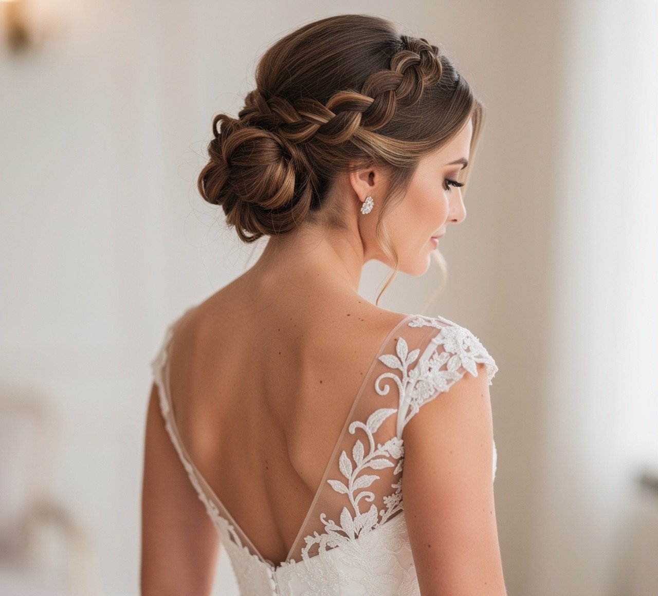Twisted Simple Wedding Hairstyles