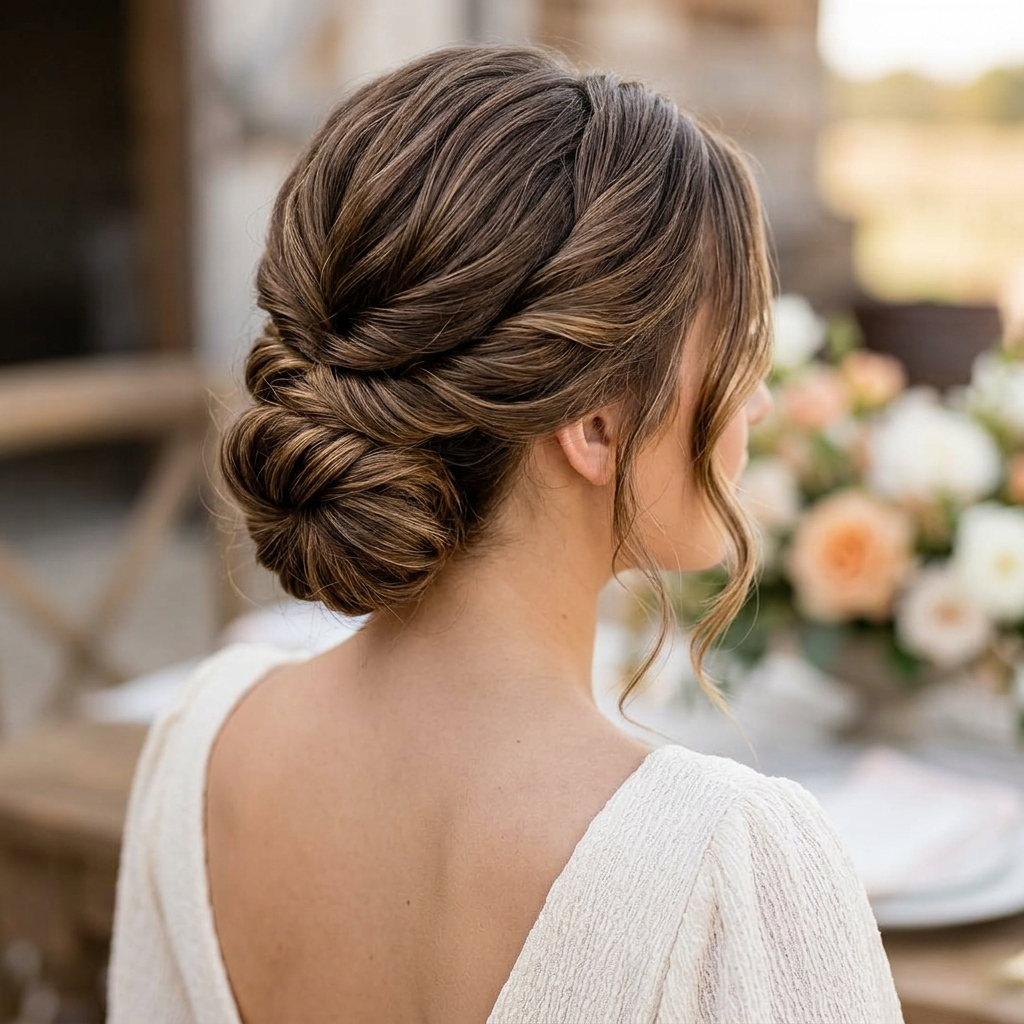Twisted Updo Hairstyle
