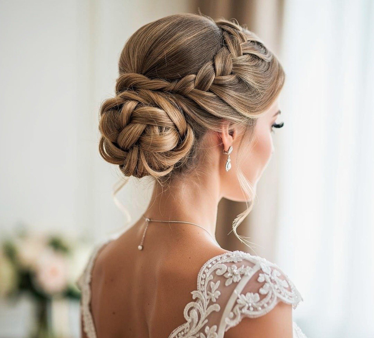 Twisted Updo Hairstyles Wedding Style