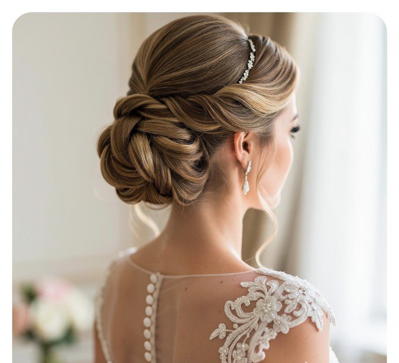 Twisted Updo Wedding Hairstyles