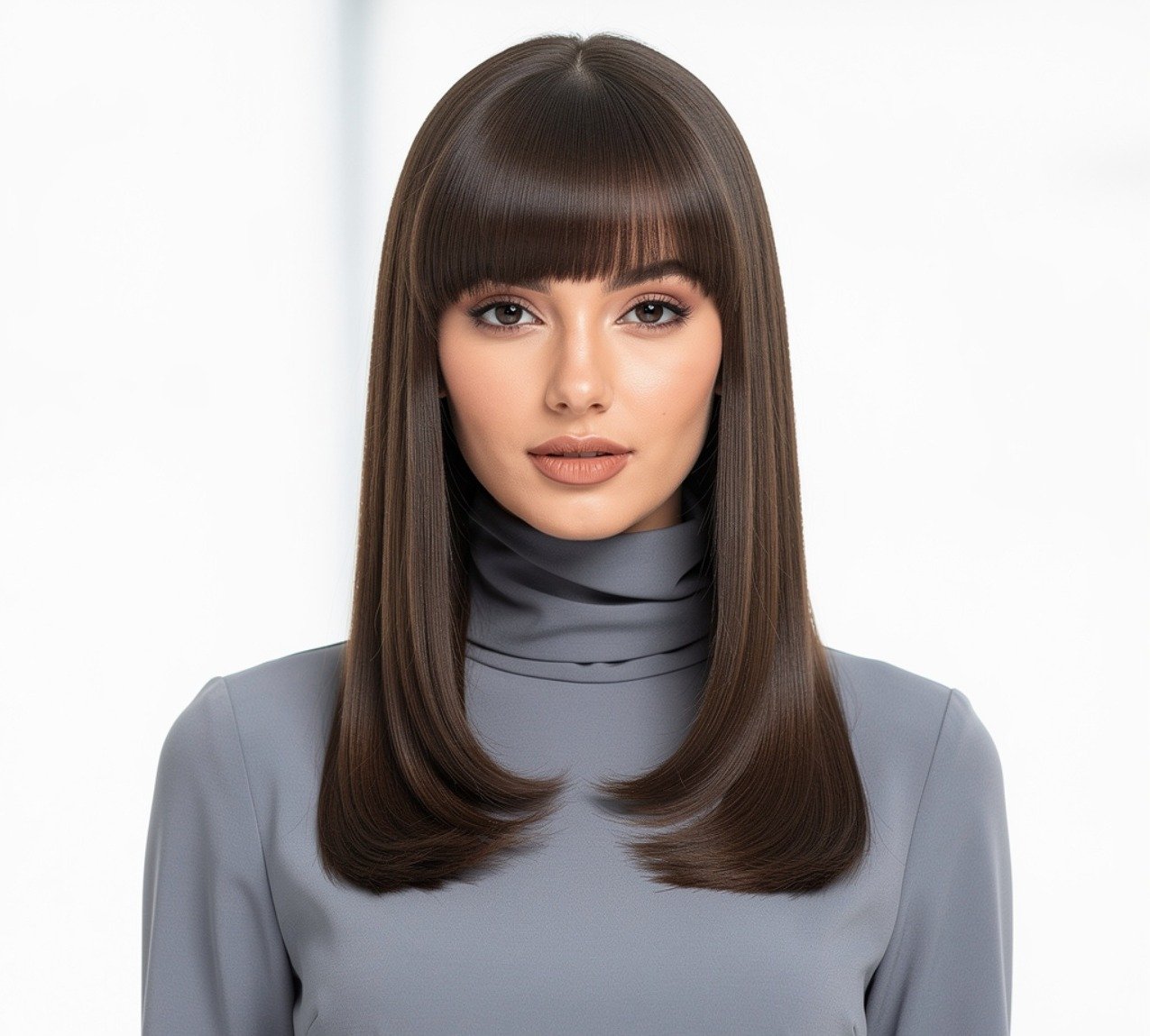 U Shaped Haircut for Long Straight Hair