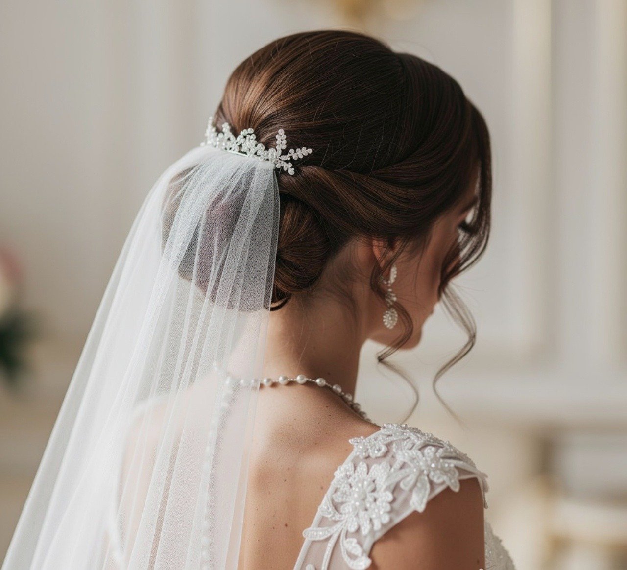 Veil Friendly Wedding Hairstyles for Traditional Brides