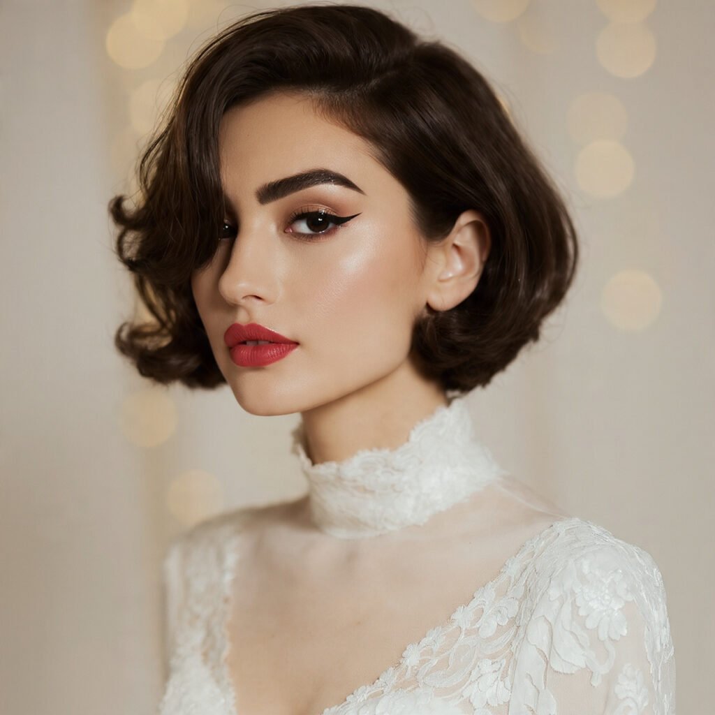 Vintage Finger Waves Bob Hairstyle