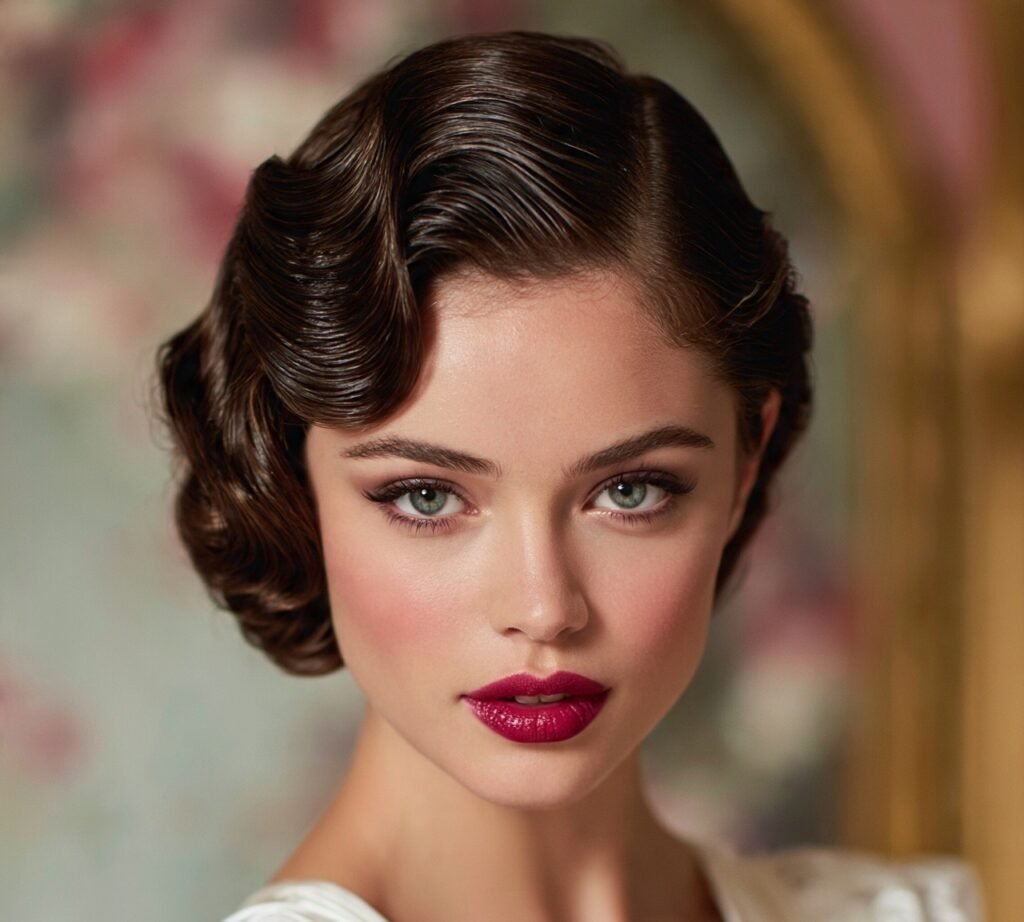Vintage Finger Waves cropped