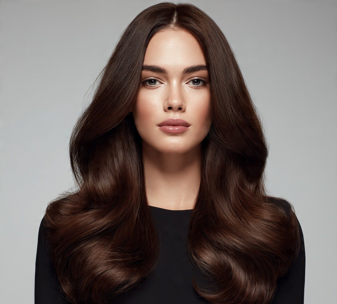 Voluminous Blowout Formal Long Hair