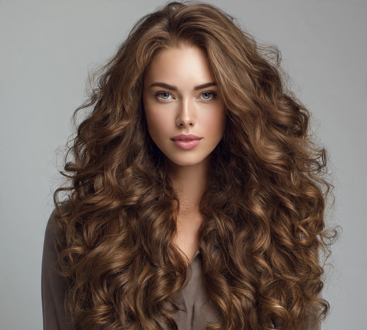 Voluminous Curls Long Hairstyle