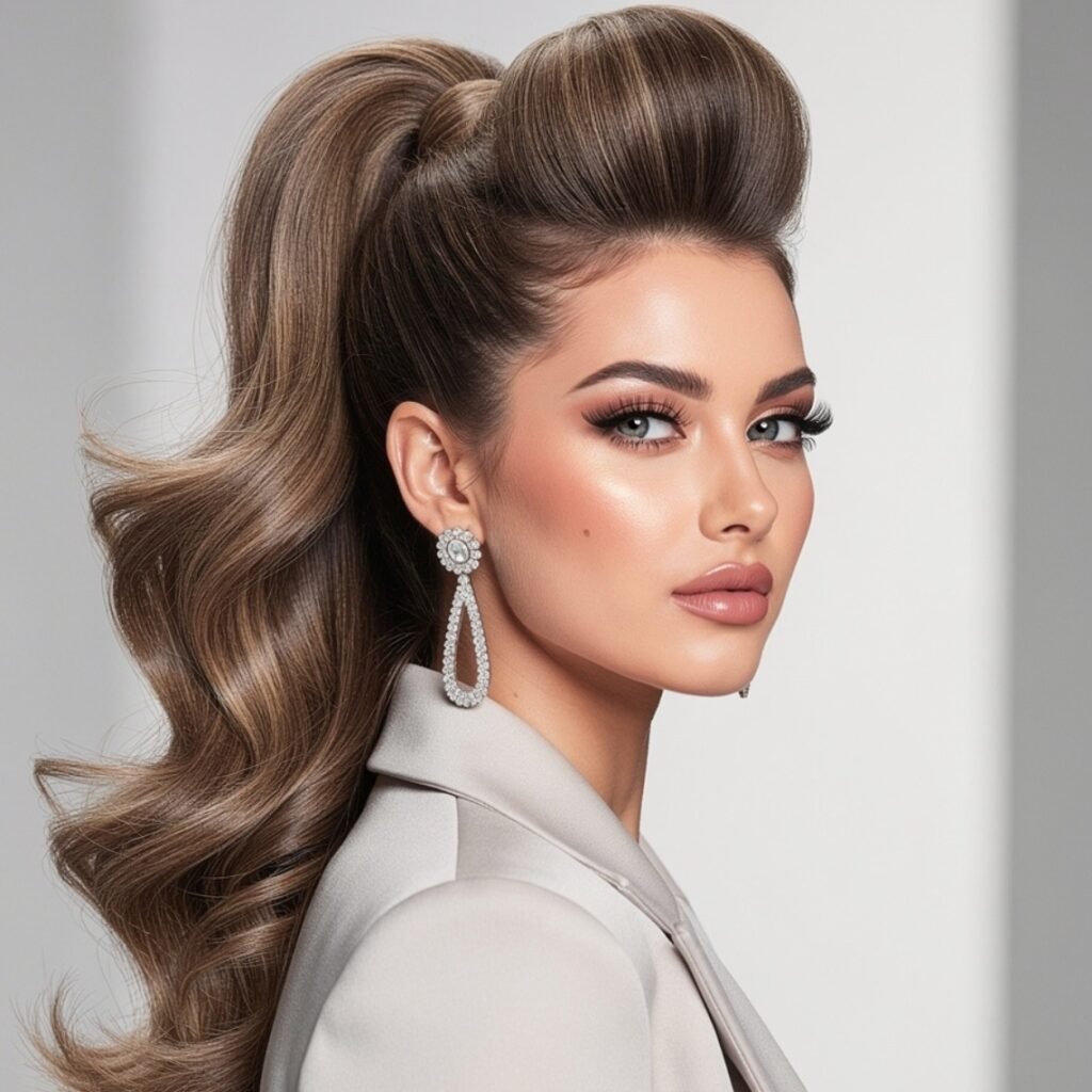 Voluminous Ponytail