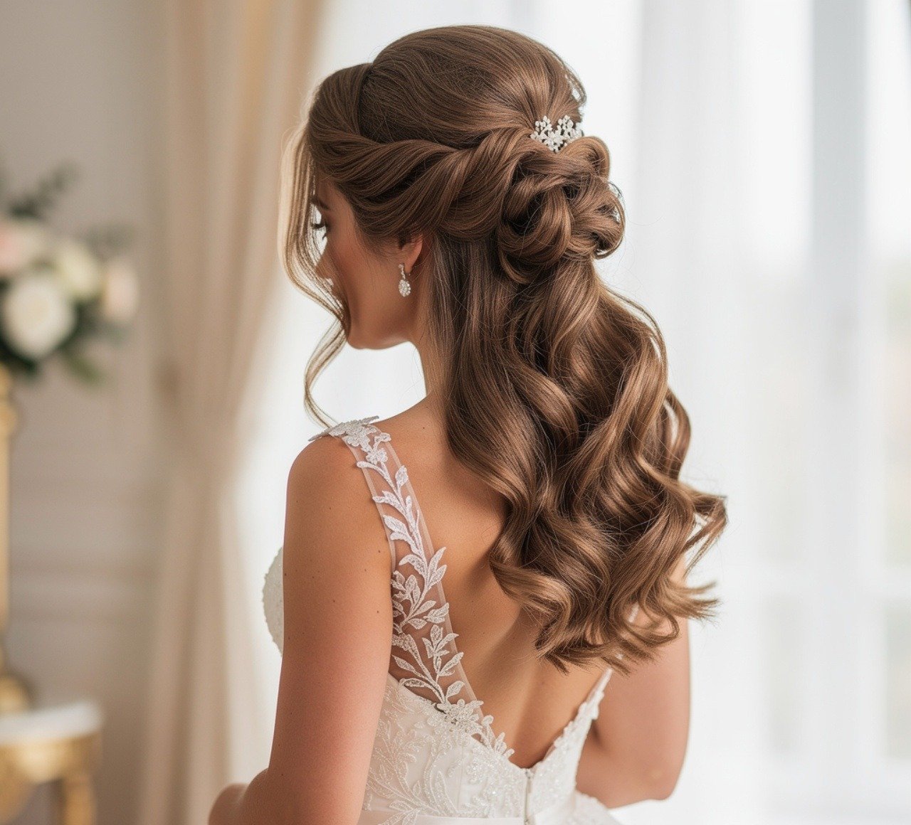 Voluminous Simple Wedding Hairstyles