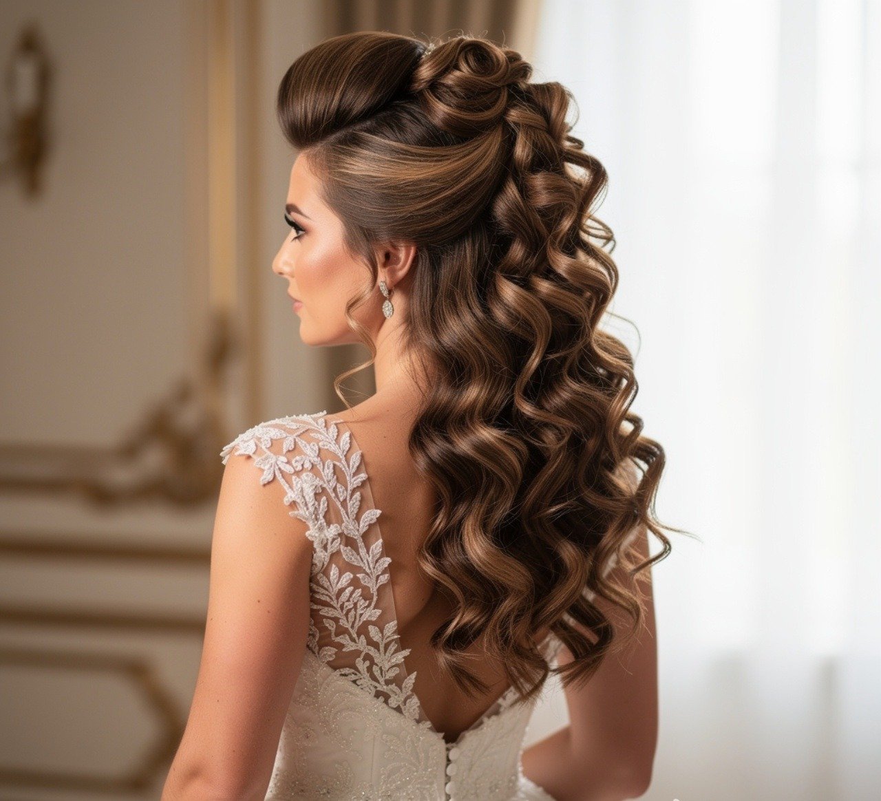 Voluminous Wedding Hairstyles for Dramatic Beauty