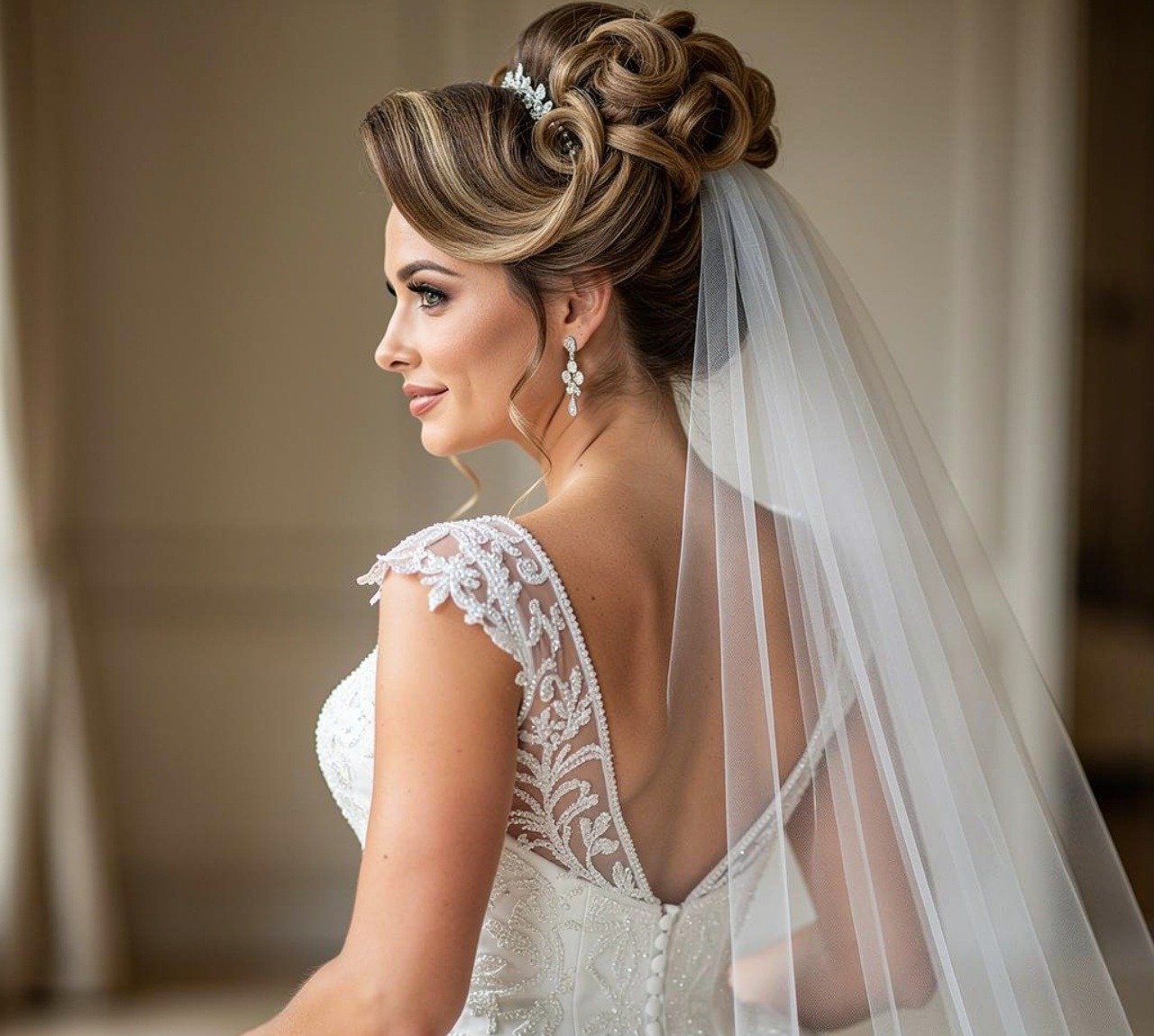 16 Beautiful Wedding Hairstyles with Veil Every Bride Will Love 15 Voluminous Wedding Hairstyles with Veil Glamour