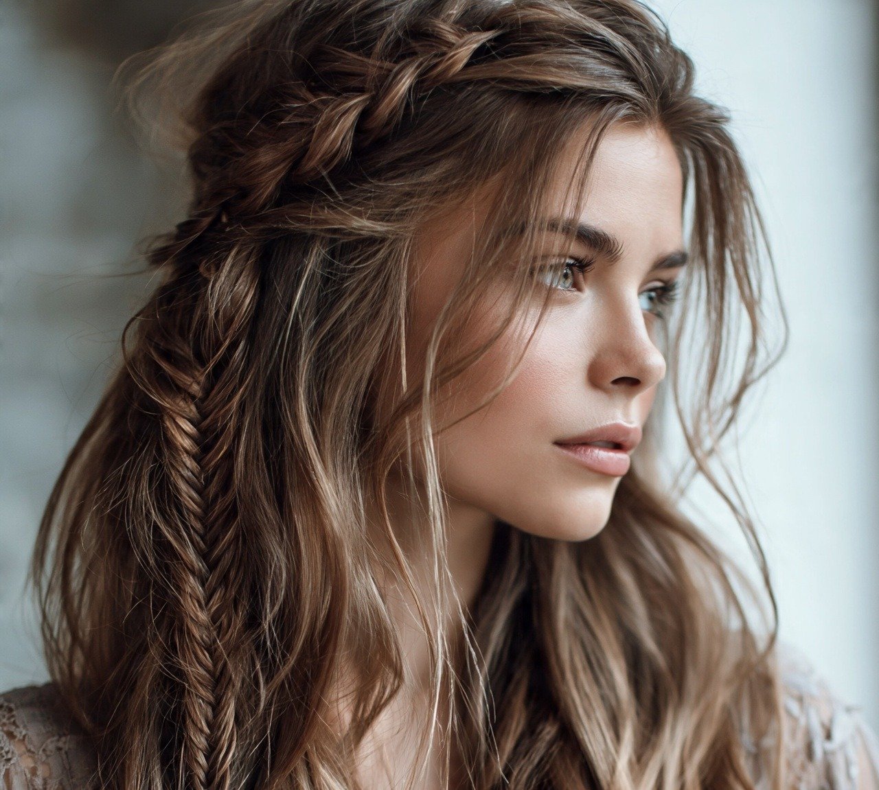Waterfall Braid For Long Hair