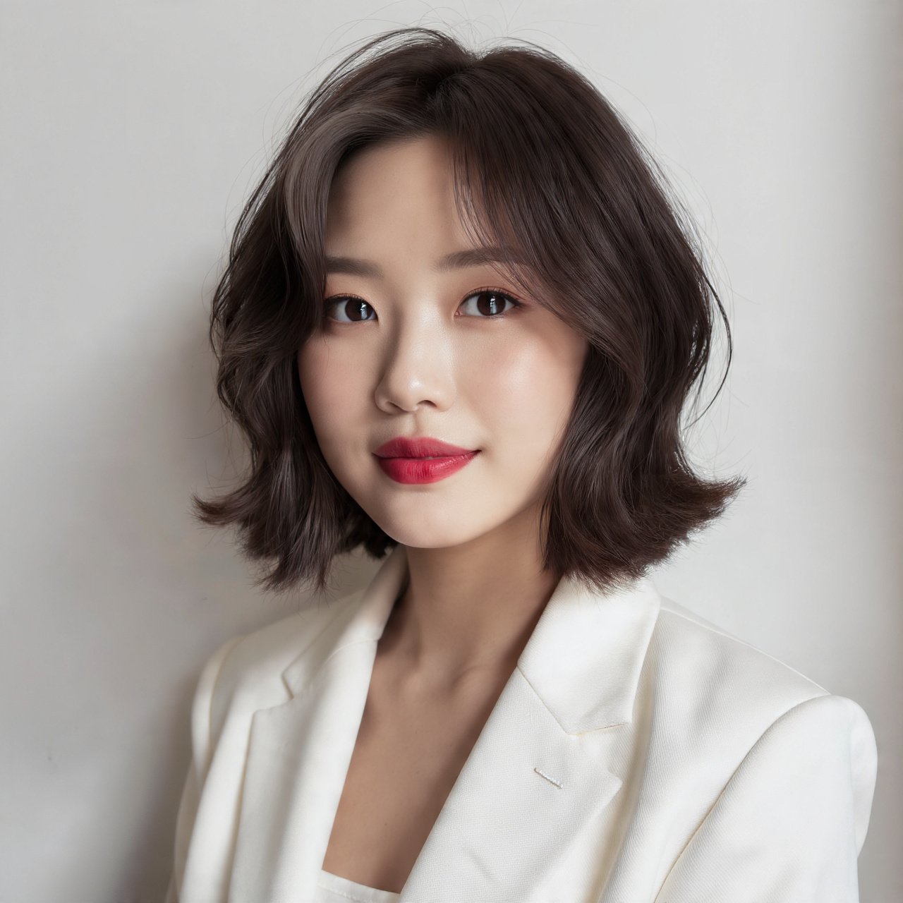 Wavy Bob with Blunt Ends