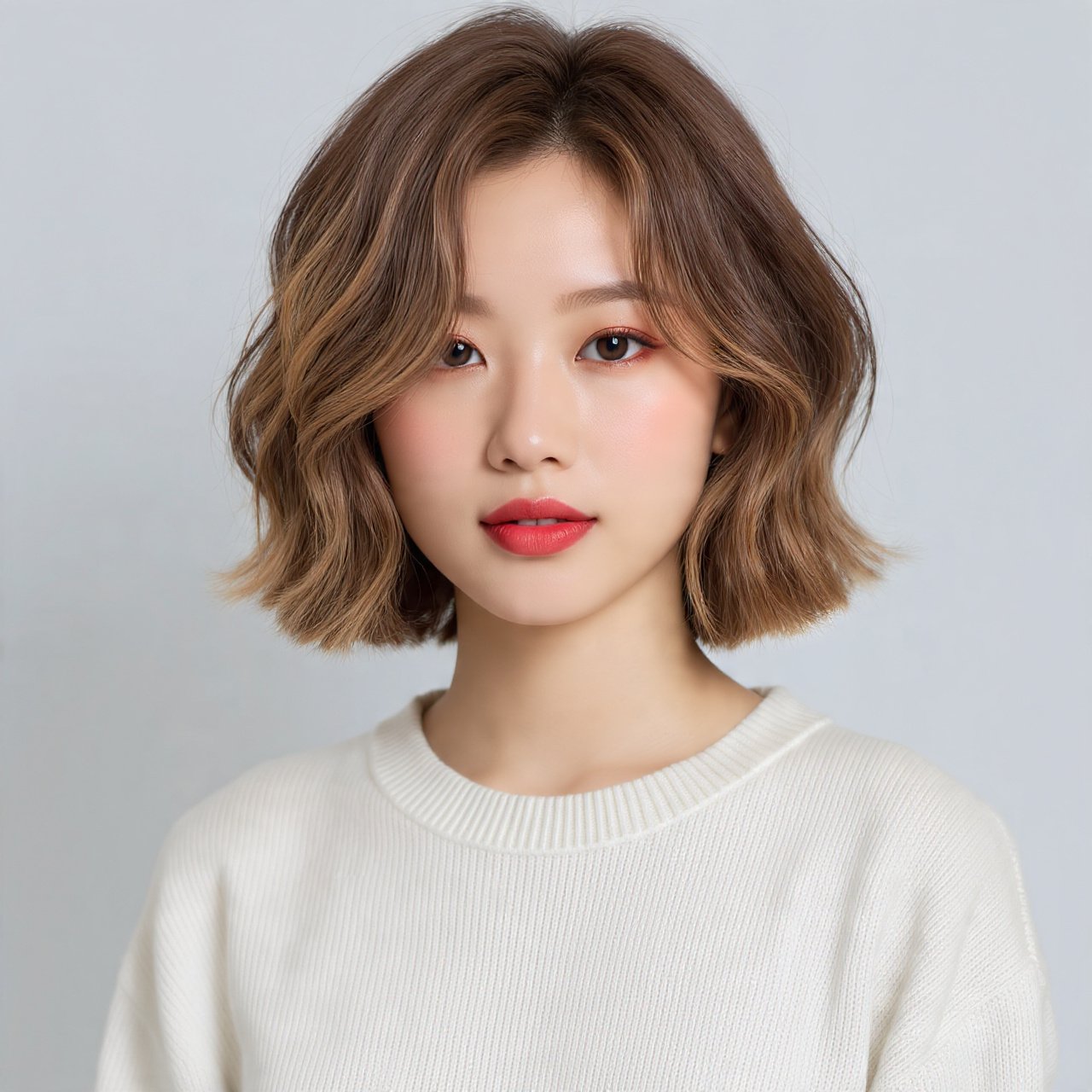 Wavy Bob with Face Framing Highlights