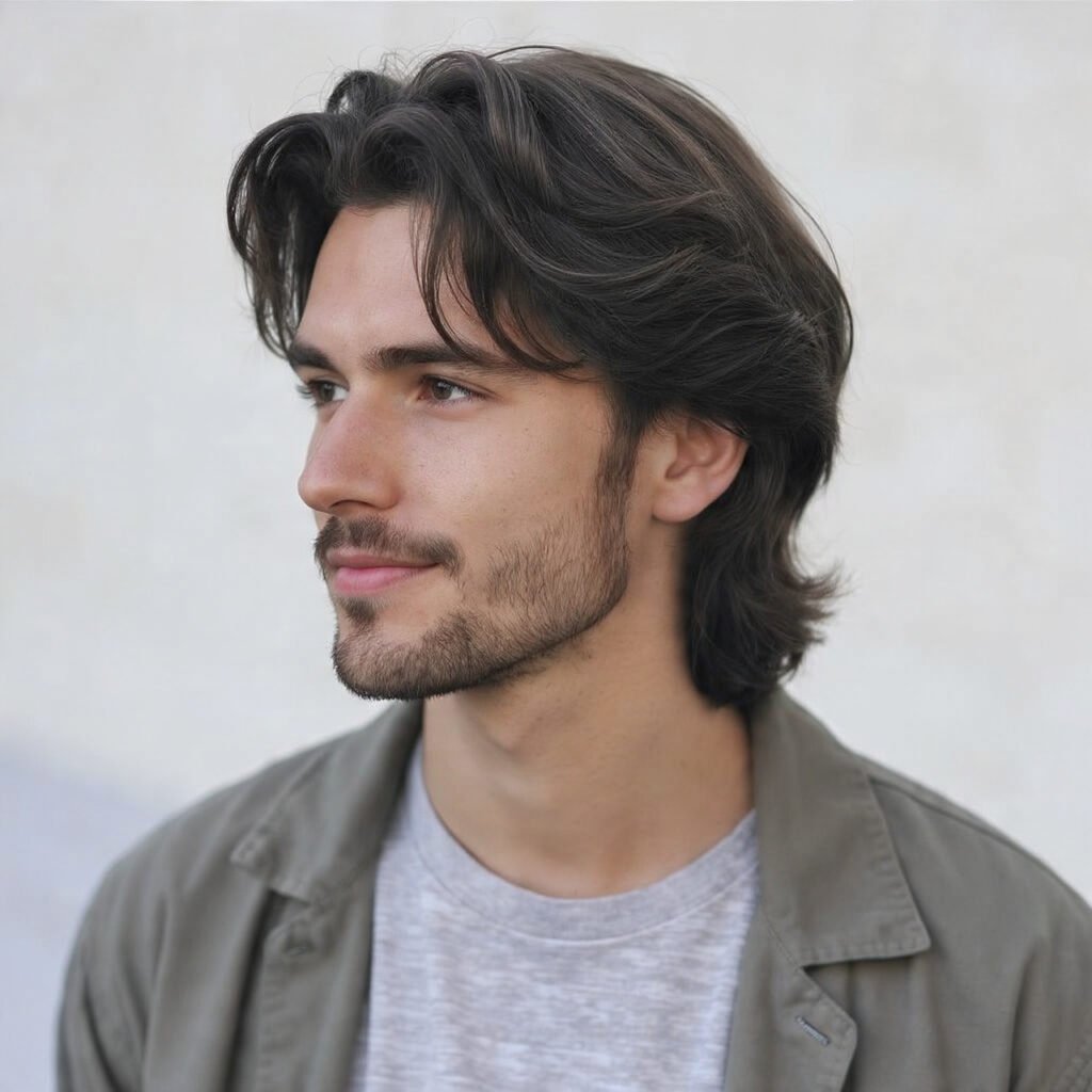 13 Trending Hairstyles for Medium Length Hair Men That Look Effortlessly Cool 5 Wavy Flow Hairstyle For Men