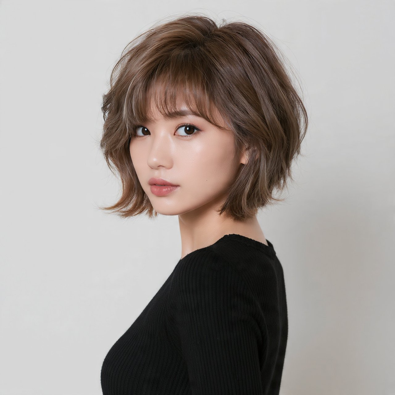 Wavy Stacked Bob