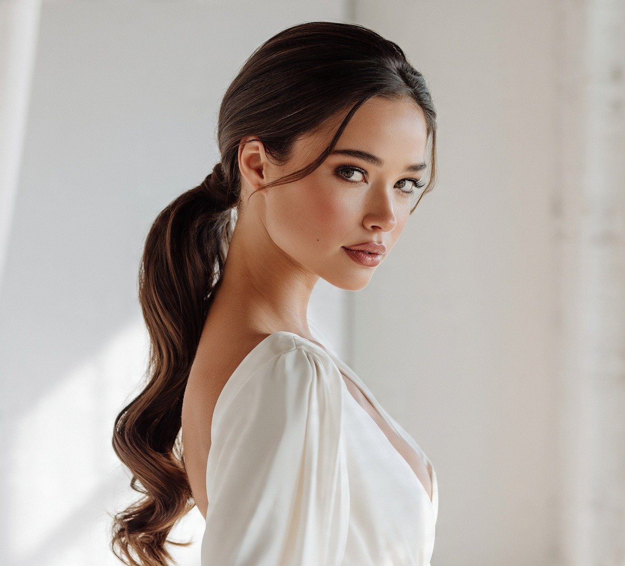 Wrapped Ponytail cropped