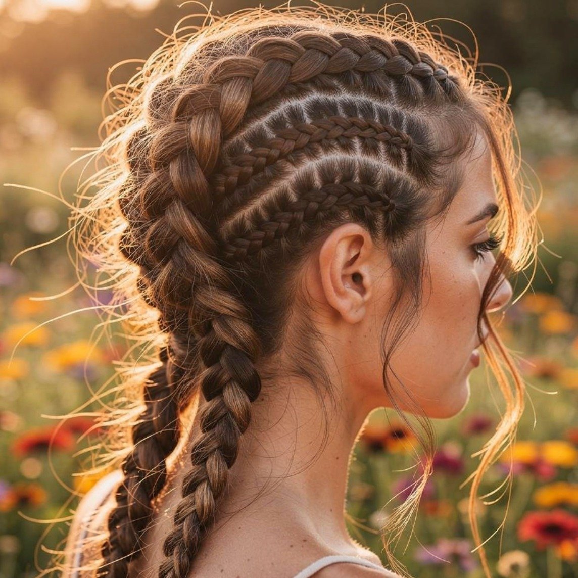 Zig Zag Cornrows 1