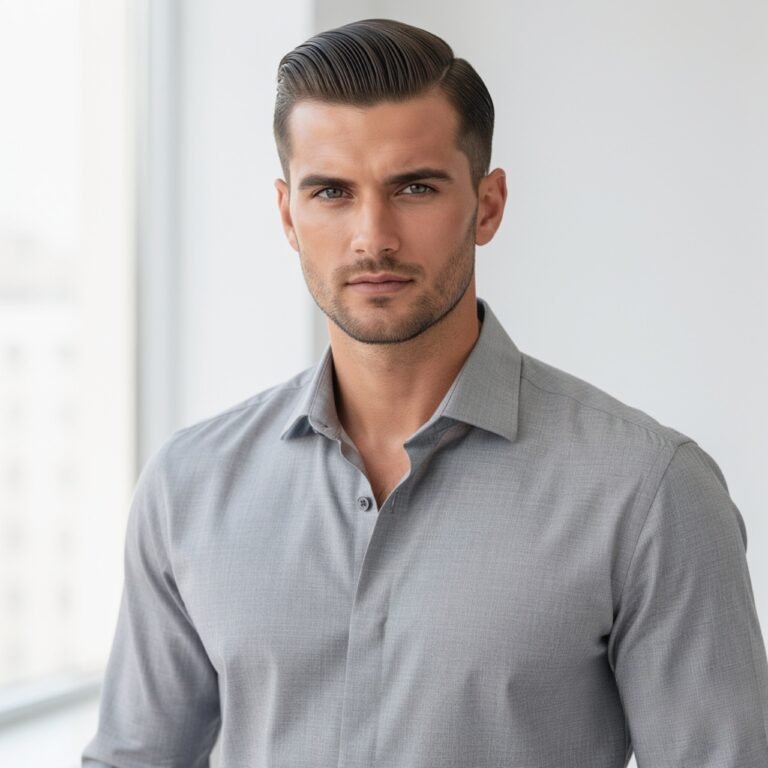 straight hairstyles men