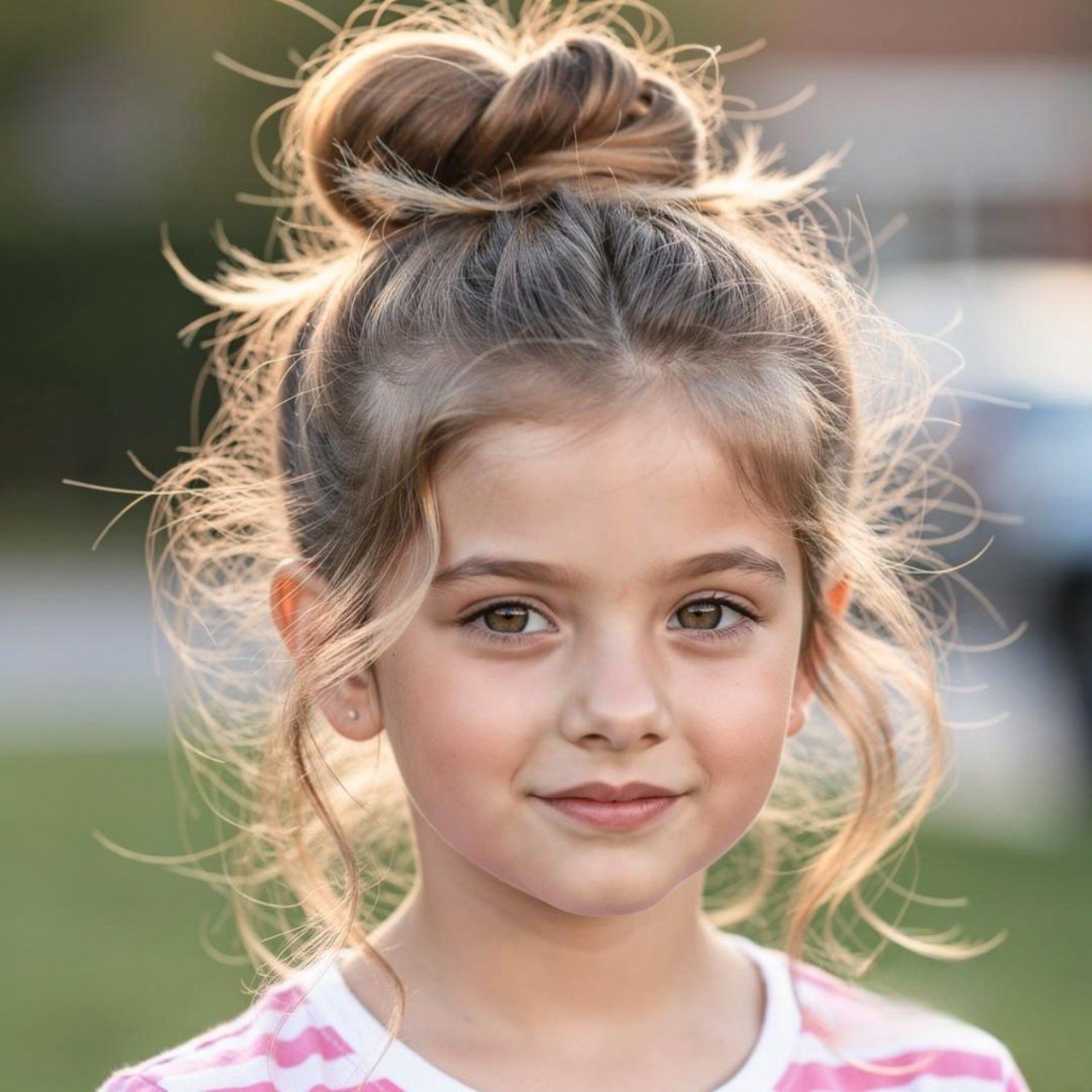 14 Trendy Cute Easy Hairstyles for School that You'll Love 3 a cute easy messy bun hairstyle for school single