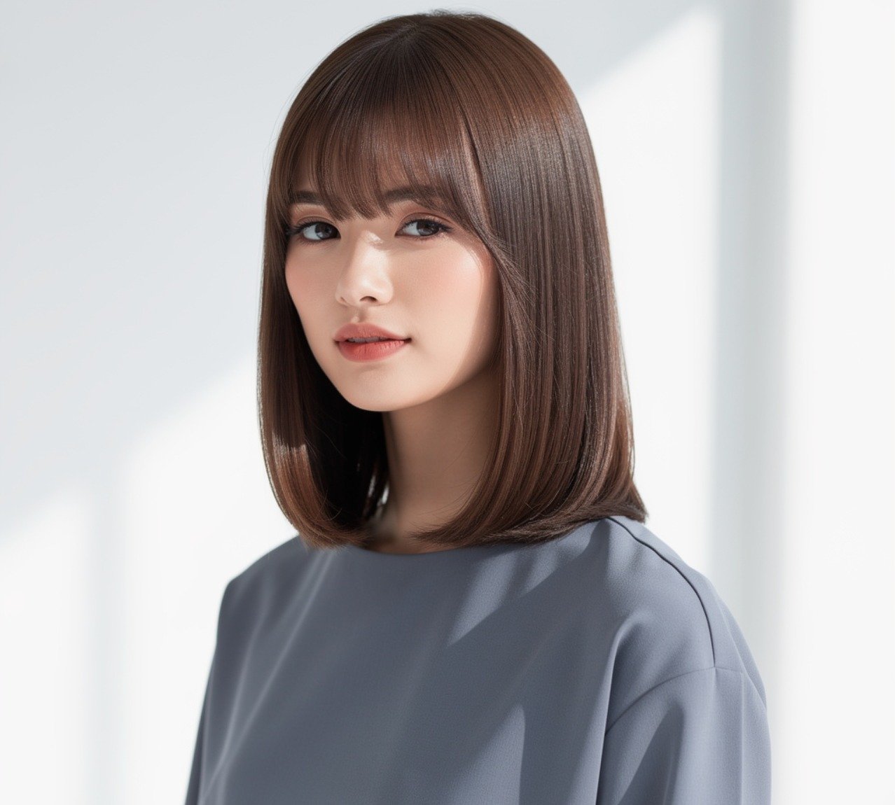 cute straight hairstyles