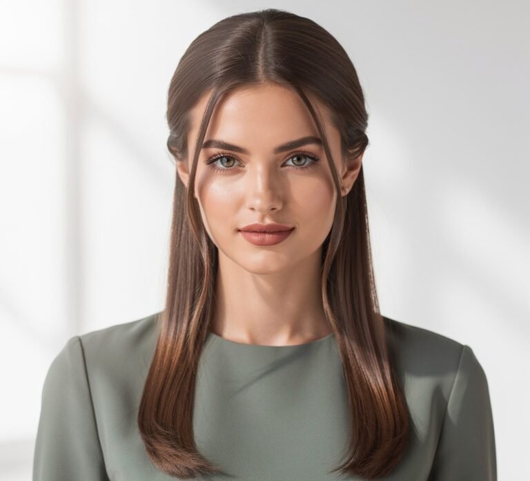 easy hairstyles for straight hair