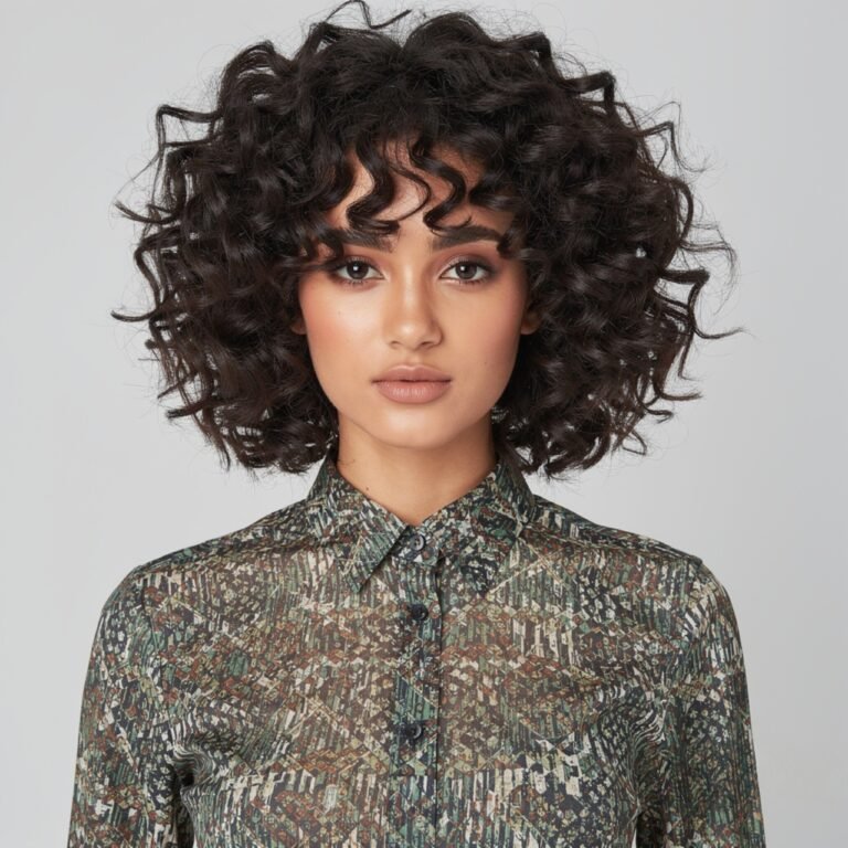 curly hairstyles for short hair