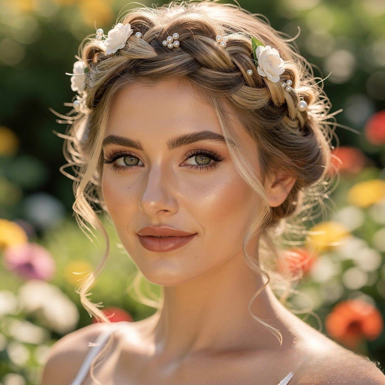 15 Trendy Hairstyles For Summer that You’ll Love 9 braided crown hairstyle for summer single subject
