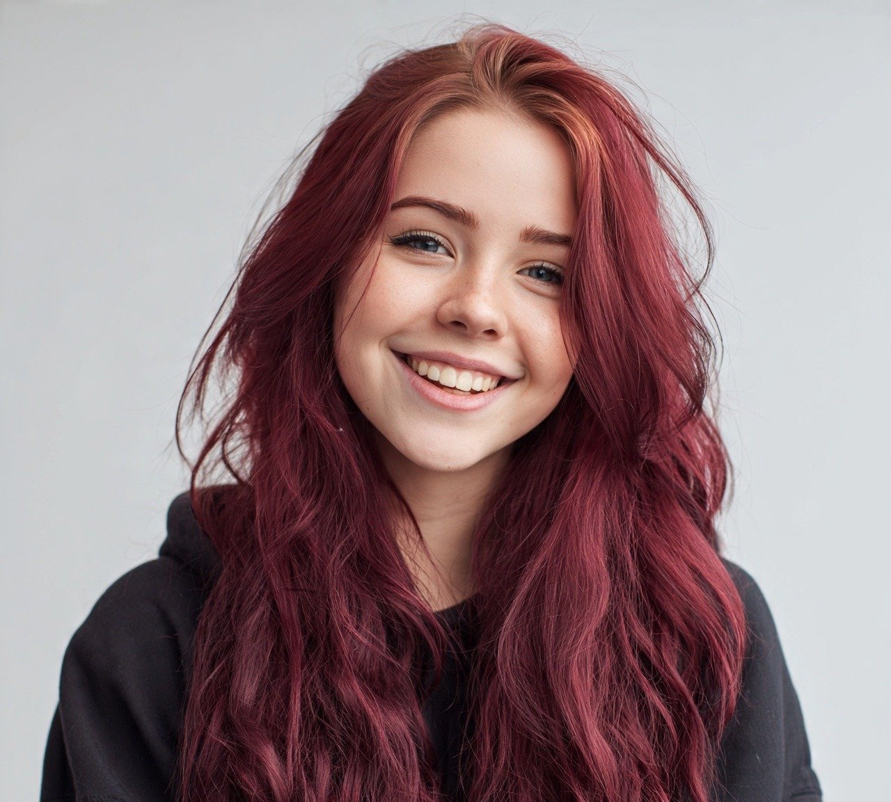 burgundy hair color