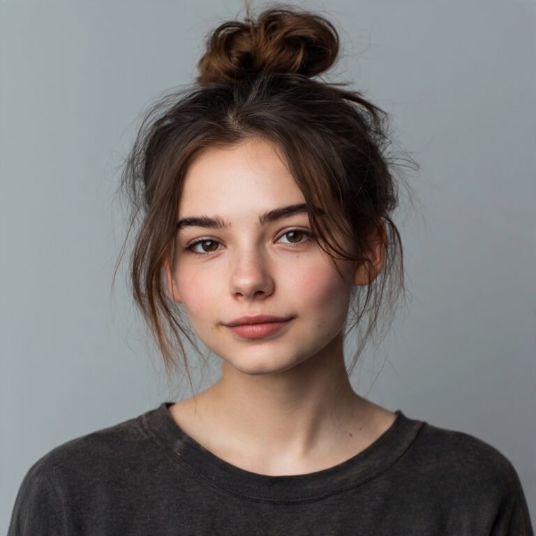 bun hairstyles for long hair