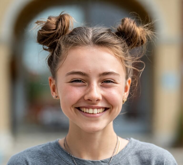 17 Trending Cute Bun Hairstyles for an Adorable and Effortless Look 2 cute bun hairstyles