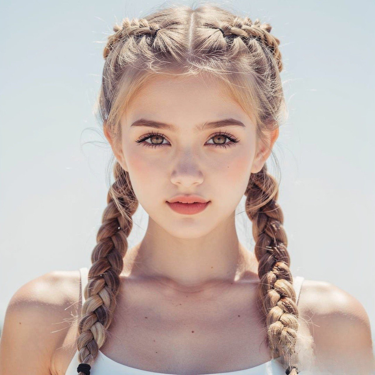 14 Trendy Cute Summer Hairstyles that You’ll Love 4 double dutch braids cute summer hairstyle single p