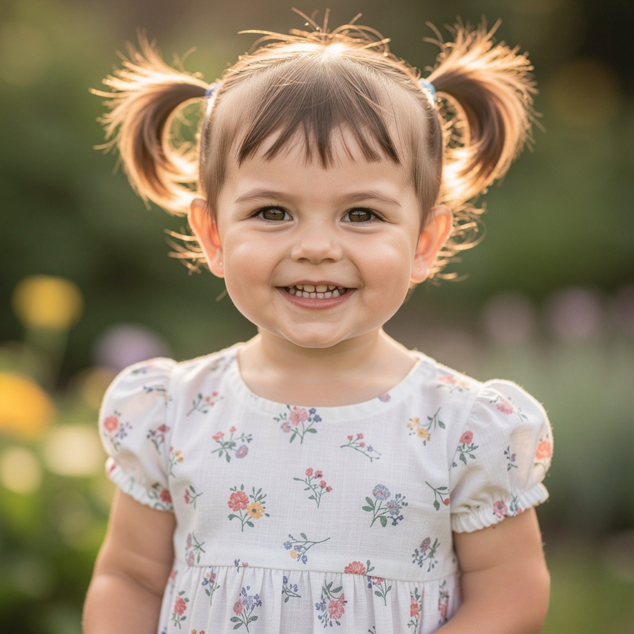 Hairstyles for Short Hair Kids: 15 Trendy Ideas that You’ll Love 5 double pigtail hairstyles for kids with short hair
