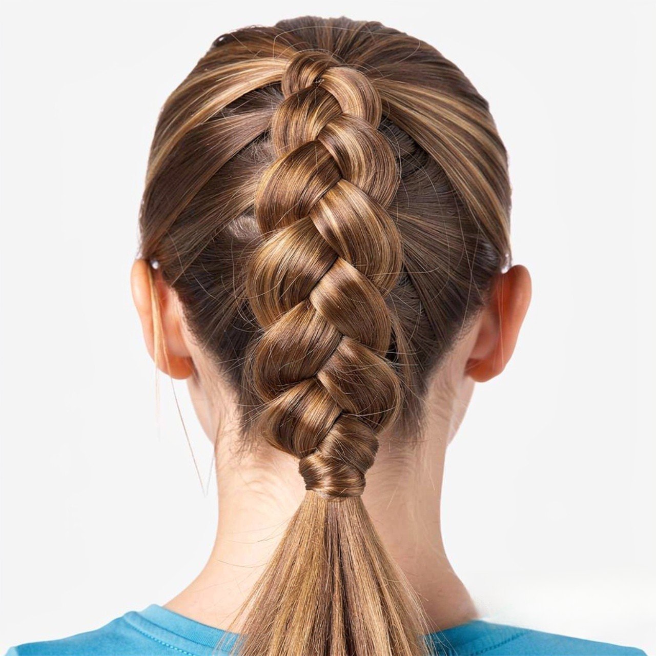 fishtail braid hairstyle for back to school single