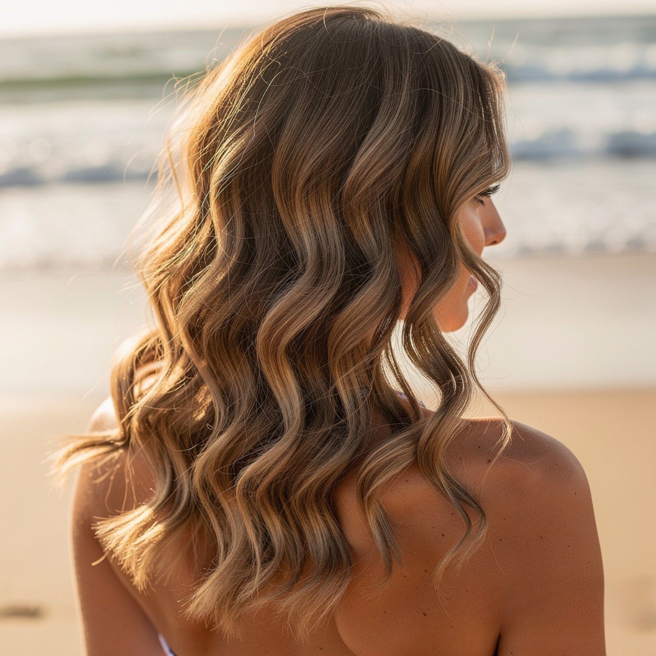 full hairstyle portrait showcasing beachy waves su