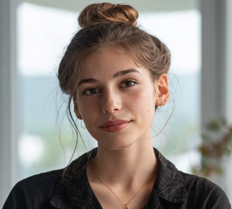 13 Trendy Half Bun Hairstyles Ideas For Every Hair Type and Occasion 10 half bun hairstyles