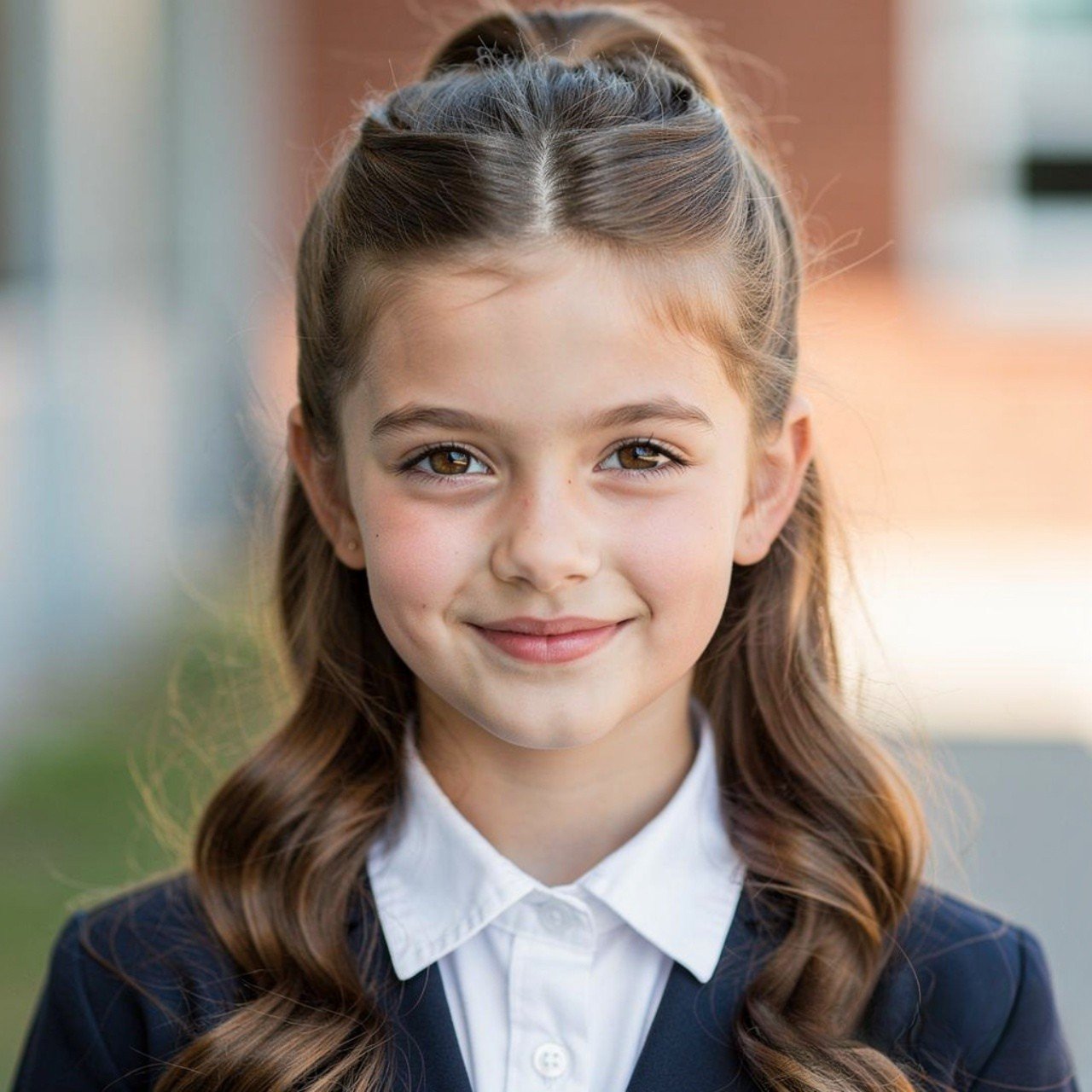 14 Trendy Cute Easy Hairstyles for School that You'll Love 4 half up half down cute easy hairstyle for school s