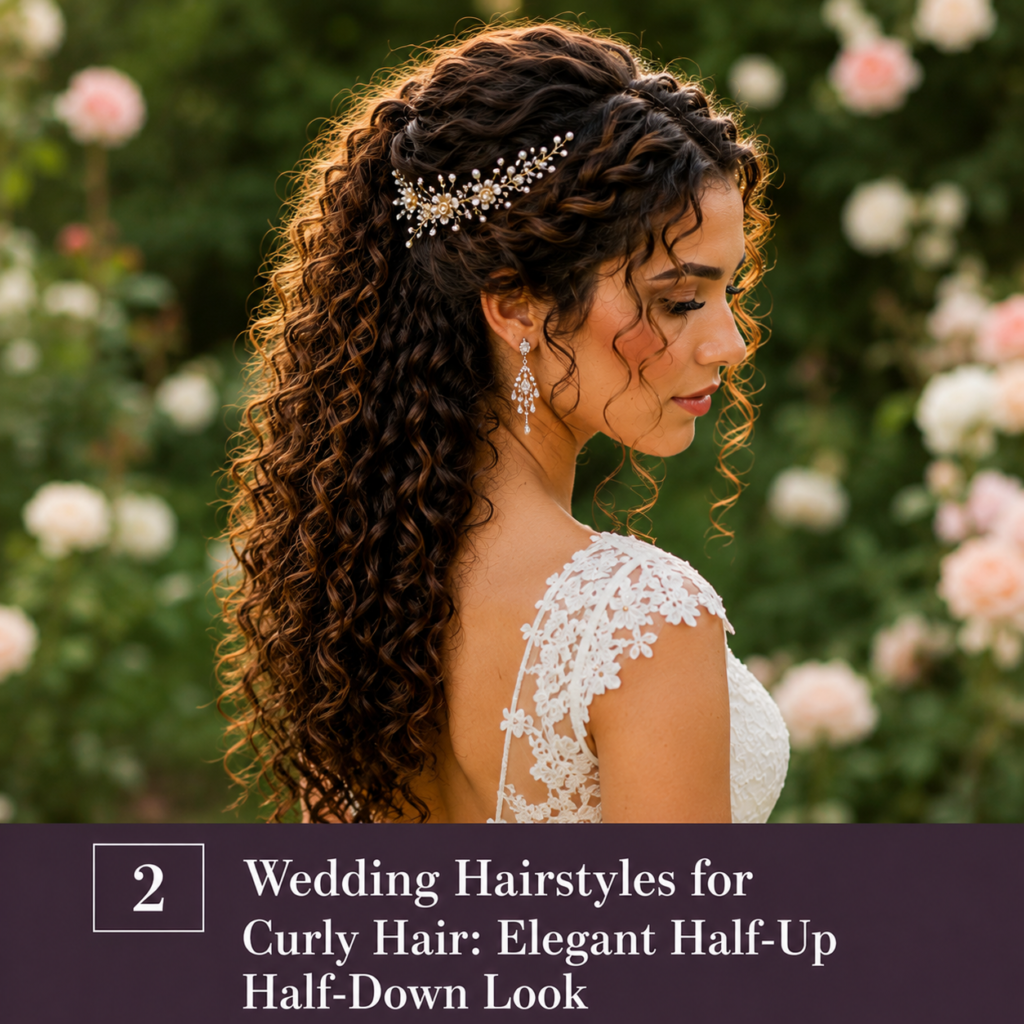 15 Trending Wedding Hairstyles for Curly Hair to Inspire Your Bridal Look 3 image 1