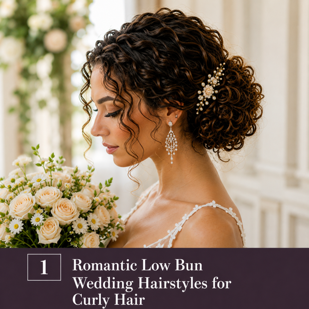 15 Trending Wedding Hairstyles for Curly Hair to Inspire Your Bridal Look 2 image