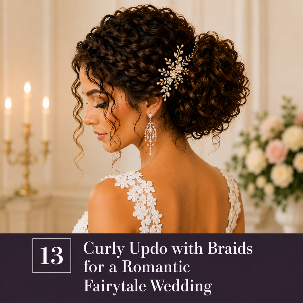 15 Trending Wedding Hairstyles for Curly Hair to Inspire Your Bridal Look 14 image 12