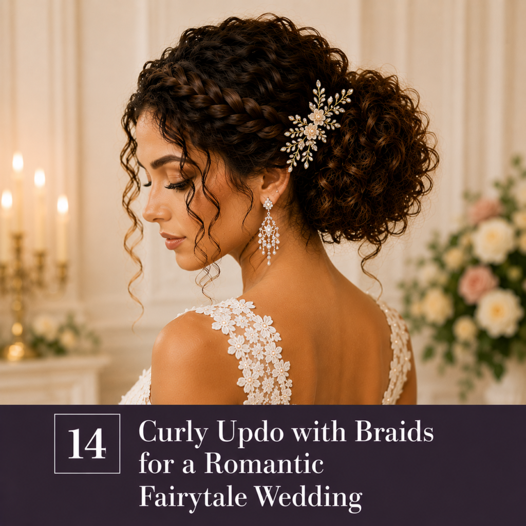 15 Trending Wedding Hairstyles for Curly Hair to Inspire Your Bridal Look 15 image 13